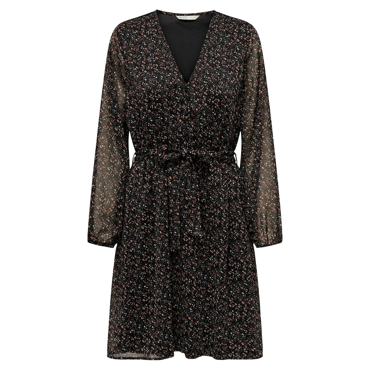 ONLY Robe Courte Fleurie, Col V 10 ONLY Robe Courte Fleurie, Col V – Image 10