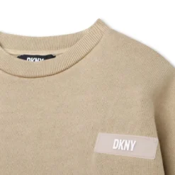 DKNY Robe Droite En Coton Avec Logo -Velousia Soldes Boutique 71db79f5e88dbb6977b5112c3ee6b9bf