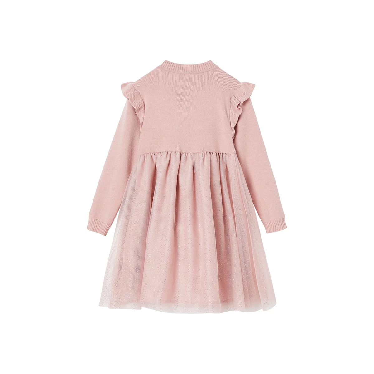 Robe De Fête En Tricot Et Tulle 2 Robe De Fête En Tricot Et Tulle – Image 2