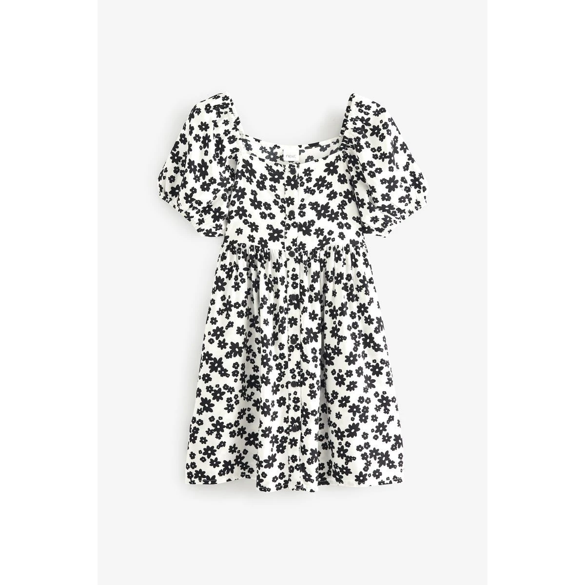 Next Robe Imprimée à Manches Bouffantes 1 Next Robe Imprimée à Manches Bouffantes