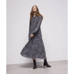 THE KOOPLES Robe Longue, Imprimé Floral -Velousia Soldes Boutique 72ed2acaa40758f0c669e6d1badc203d