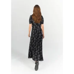 Robe Longue à Imprimé Léopard Floral -Velousia Soldes Boutique 72f9911161f3cf9cdf7673737b8aed68
