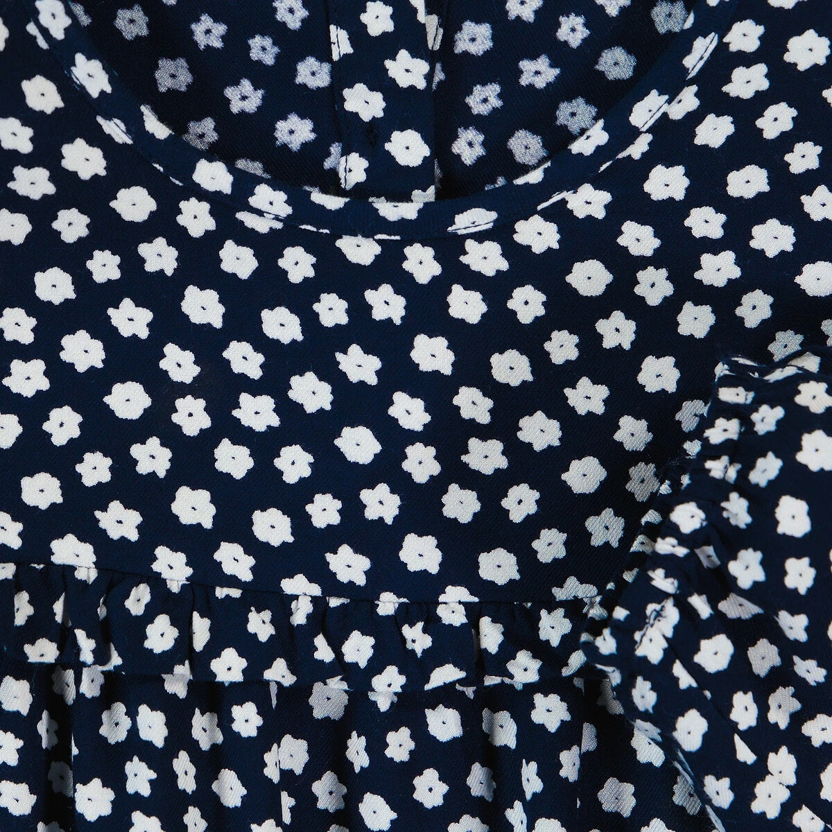 Robe Fluide à Manches Longues Imprimée Fleurs 5 Robe Fluide à Manches Longues Imprimée Fleurs – Image 5