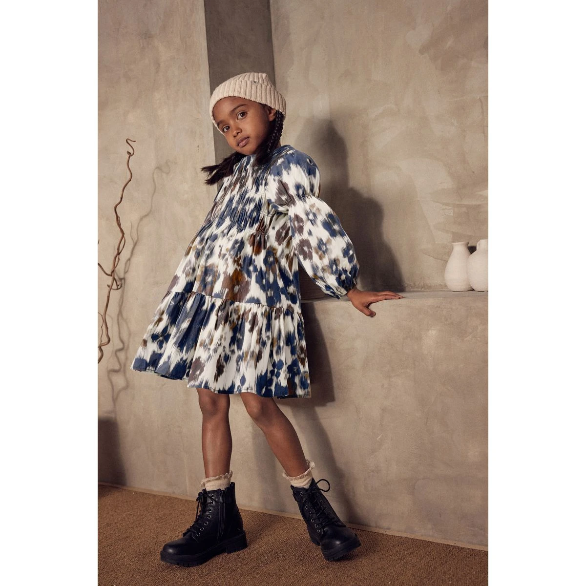 Next Robe Froncée Avec Manches Longues 12 Next Robe Froncée Avec Manches Longues – Image 12