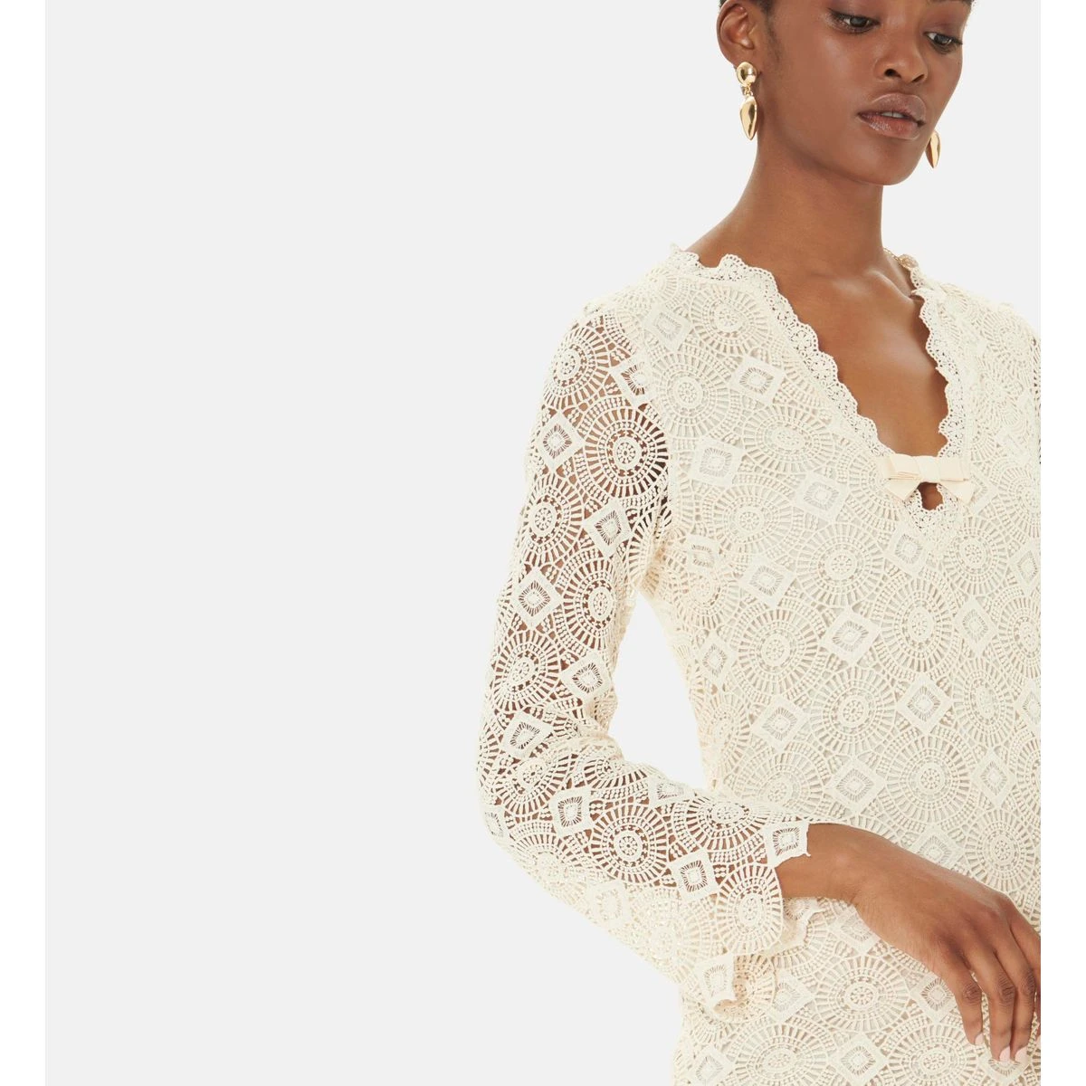 Tara Jarmon Robe Courte En Coton 3 Tara Jarmon Robe Courte En Coton – Image 3