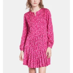 THE KOOPLES Robe Courte Imprimée Avec Plissage