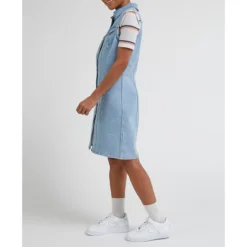 Lee Robe En Jean Sans Manches, Préssionnée 6 Lee Robe En Jean Sans Manches, Préssionnée -Velousia Soldes Boutique 756fd9248c1cc2856d252eb0cebaed53