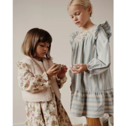 Robe Manches Longues Rayée -Velousia Soldes Boutique 76e91a844b0d61373ecba0788c450c44