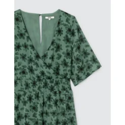 Robe Longue Imprimée En Polyester Recyclé -Velousia Soldes Boutique 777e4507eec40c289ebc79f2c129dd7e