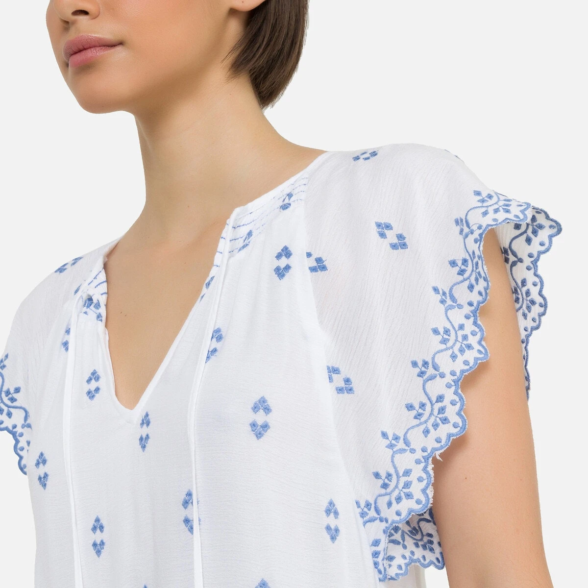 Suncoo Robe Ample Courte, Manches Courtes CRAFT 3 Suncoo Robe Ample Courte, Manches Courtes CRAFT – Image 3