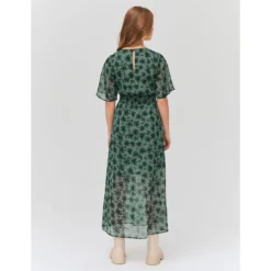 Robe Longue Imprimée En Polyester Recyclé -Velousia Soldes Boutique 78d0e0c72e1ed5efd9c8a188fa5f694c