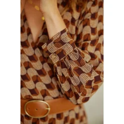 LA PETITE ETOILE Robe Imprimée Manches Longues KAMO -Velousia Soldes Boutique 790d217745d377bb597d8f8c11926d38