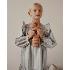 Robe Manches Longues Rayée -Velousia Soldes Boutique 7afe1e6d7cc48bf2e65a3412d26c52b4