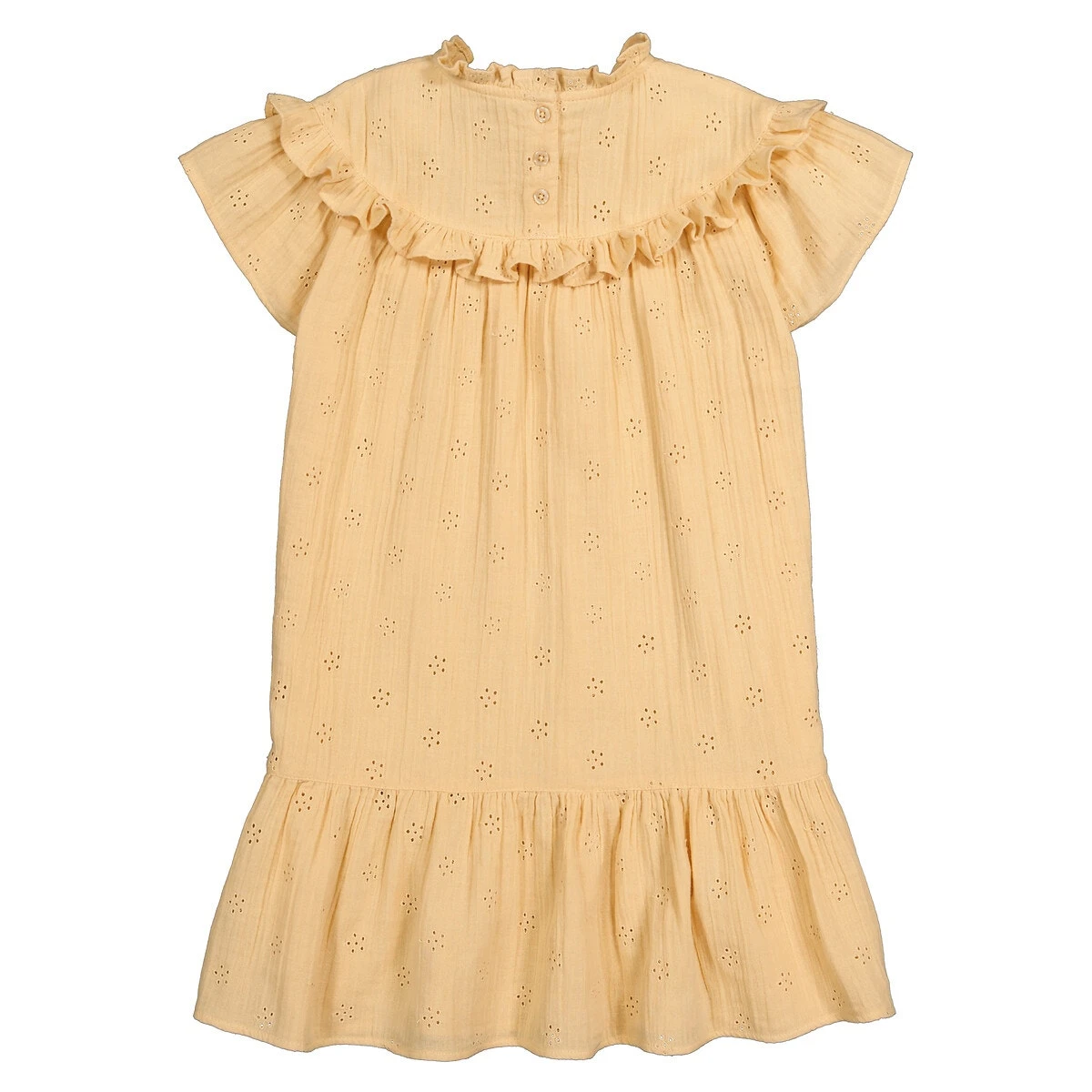 Robe Brodée En Gaze De Coton 4 Robe Brodée En Gaze De Coton – Image 4