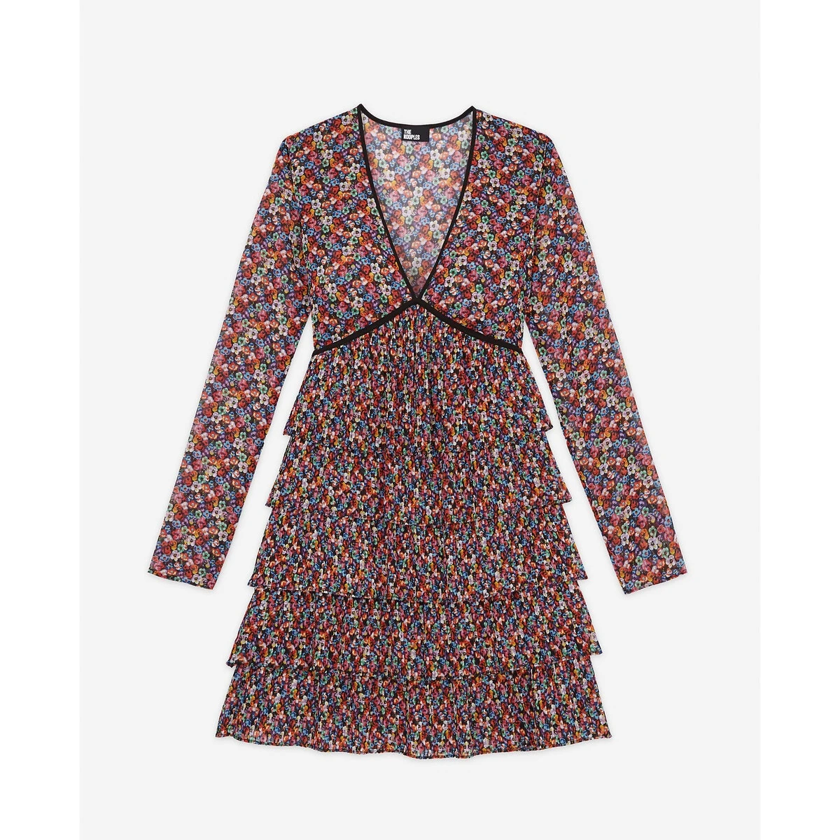 THE KOOPLES Robe Patineuse Imprimé Floral, Courte 7 THE KOOPLES Robe Patineuse Imprimé Floral, Courte – Image 7