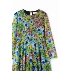 Desigual Robe Manches Longues Tulle Fleurs -Velousia Soldes Boutique 7bc3c5ef339d0f41ebed50e3b4cbdce1