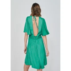 Ikks Robe Satinée Recyclée Ceinture Drapée -Velousia Soldes Boutique 7ce2f0b798e58a88b708ac0590ca739b