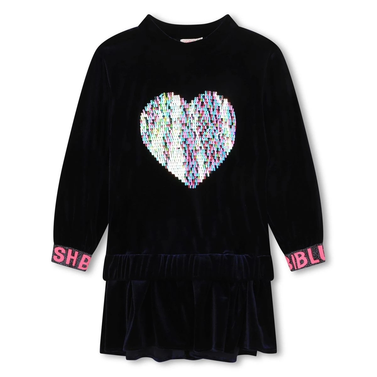 Billieblush Robe En Velours à Sequins 1 Billieblush Robe En Velours à Sequins