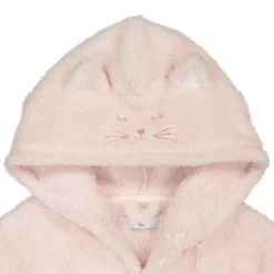 Robe De Chambre En Polaire, Motif Chat Brodé -Velousia Soldes Boutique 7e45cdf226e1d31c76af8d6edd53d641