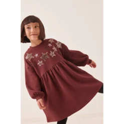 Next Robe Confortable à Manches Longues Col Rond -Velousia Soldes Boutique 7fe99ad8726a1dad9796635befbc716e