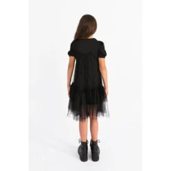 Robe Avec Tulle Et Fronces -Velousia Soldes Boutique 804517564bdf4d90e523666e396efac0