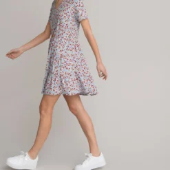 Robe Fluide à Manches Courtes, Imprimé Fleurs 11 Robe Fluide à Manches Courtes, Imprimé Fleurs -Velousia Soldes Boutique 80cbf3bee9d1f2b40e2b569ebcc1bcda