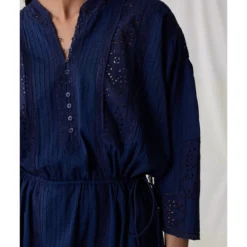 LEON & HARPER Robe Boutonnée ROXY PLAIN -Velousia Soldes Boutique 8146c89e5ace73bdeee2142721f5bb88