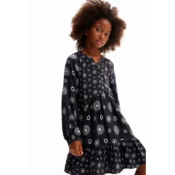 Desigual Robe Imprimé Géométrique -Velousia Soldes Boutique 84fd06925cb14eff5aff4f1cceb931b3