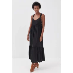 Robe Longue évasée Bretelles -Velousia Soldes Boutique 864bd3b09eeba4d6442c681370d93bd8