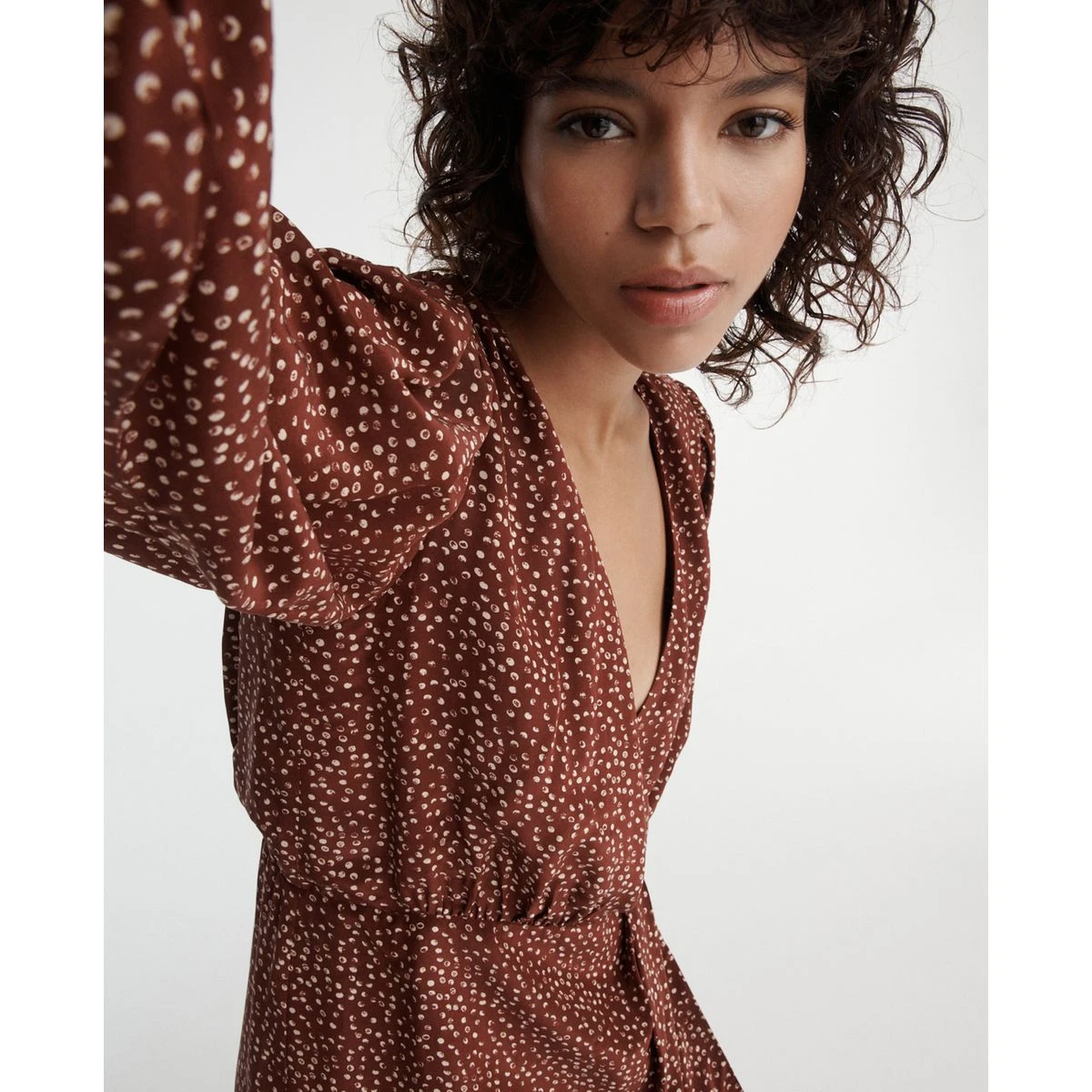 THE KOOPLES Robe Portefeuille Imprimé à Pois, Courte 9 THE KOOPLES Robe Portefeuille Imprimé à Pois, Courte – Image 9