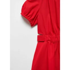 Mango Kids Robe Froncée Dos Ouvert -Velousia Soldes Boutique 879a33225468bf1ccb334d45fe2fcb91