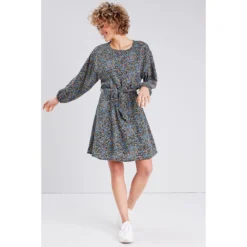 Robe évasée Ceinturée -Velousia Soldes Boutique 884eee19b130ddde99184a8c178973c9