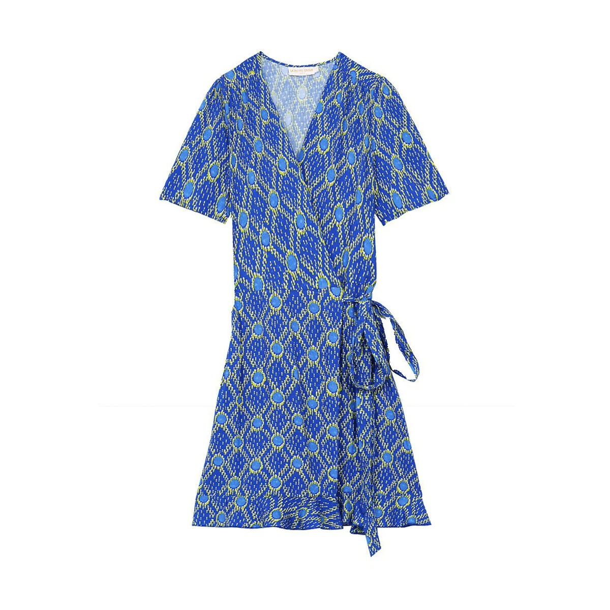 LA PETITE ETOILE Robe Courte Imprimée, Manches Courtes BRIDGETTE 5 LA PETITE ETOILE Robe Courte Imprimée, Manches Courtes BRIDGETTE – Image 5