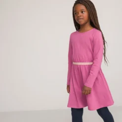 Robe Col Rond à Manches Longues -Velousia Soldes Boutique 8abcf454d42228f95c040985c61fc28a