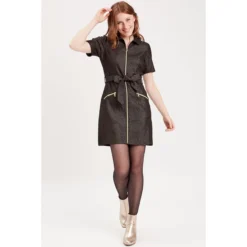 Robe Droite Ceinturée Zippée 10 Robe Droite Ceinturée Zippée -Velousia Soldes Boutique 8d220d7ac677b4e87f752dd94f6428f9