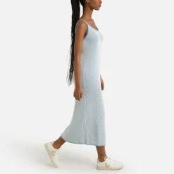 American Vintage Robe Droite, Longue à Fines Bretelles PAGAVILLE -Velousia Soldes Boutique 8e0a0a8e2353b98c34f4d2875e0341fe