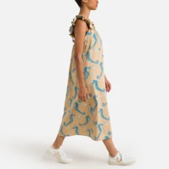 Robe Longue Droite, Sans Manches -Velousia Soldes Boutique 8f114b418dc7b4e893cb8cdb19701bd5