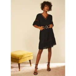 Robe Détails Dentelle 9 Robe Détails Dentelle -Velousia Soldes Boutique 8fadd423936f60f965918d473ba63309