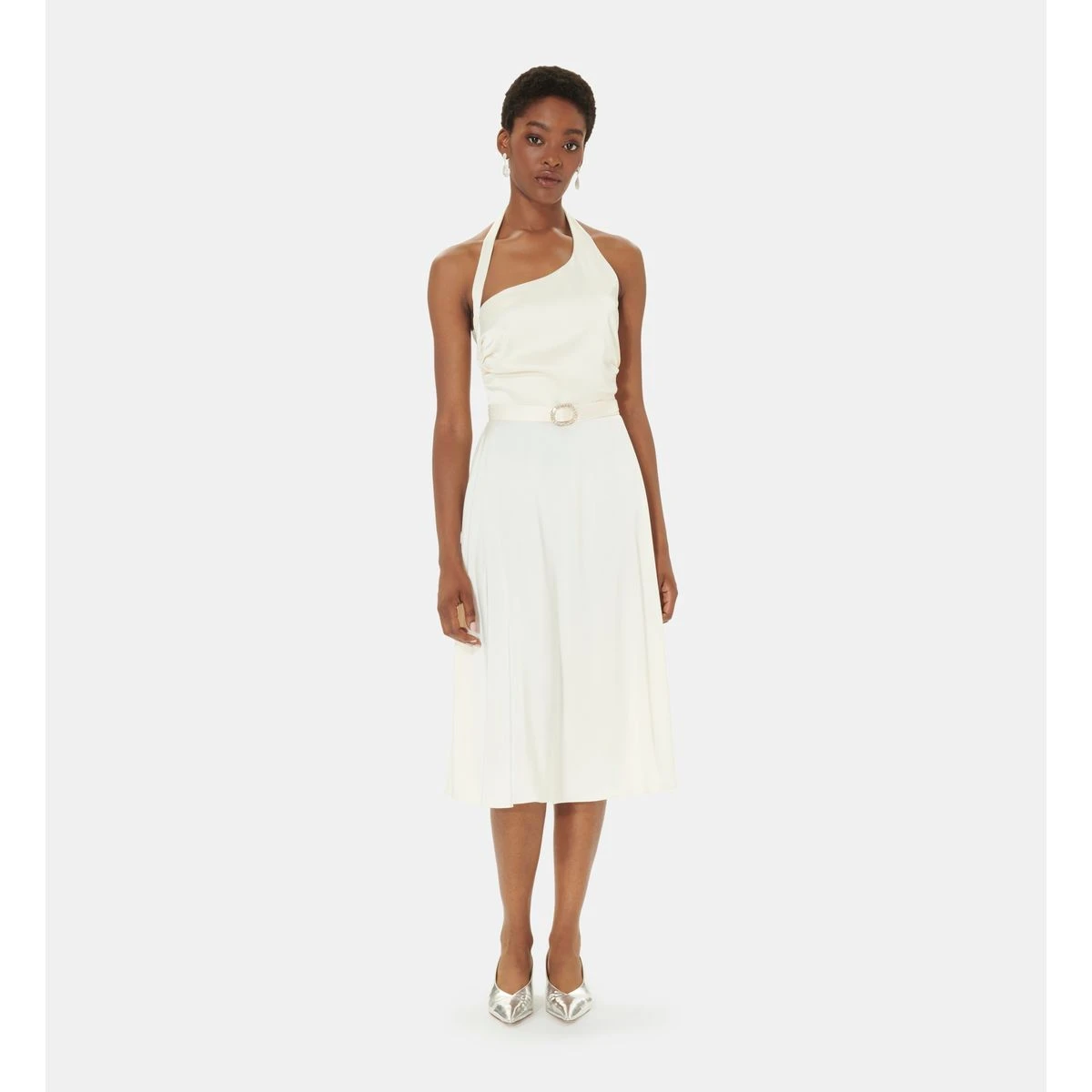 Tara Jarmon Robe Mi-longue En Lyocell 1 Tara Jarmon Robe Mi-longue En Lyocell