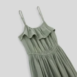 Robe Longue à Bretelles Et Broderies, Certifié OEKO-TEX -Velousia Soldes Boutique 91e733f3a928016deaf18e4e02810f84