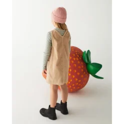 Robe Salopette Côtelé Et Tissu Seersucker -Velousia Soldes Boutique 91f8ac4bd72017a31312762e233b254a