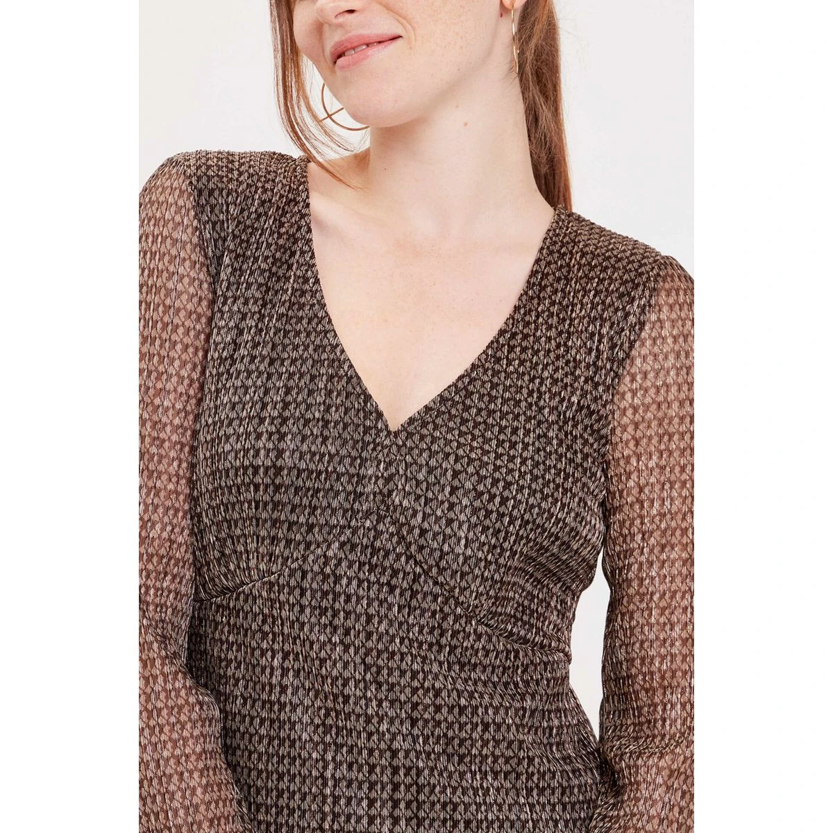 Robe Droite Plissée 6 Robe Droite Plissée – Image 6