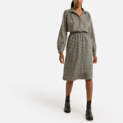 LEON & HARPER Robe à Carreaux ROCKET CHECK -Velousia Soldes Boutique 92b0f8047f7a2065c32eb92ce28e4ab5