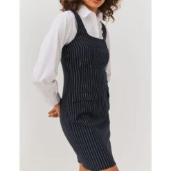 Robe Rayée En Flanelle -Velousia Soldes Boutique 92d8c92d034380664d774255a1bc2265