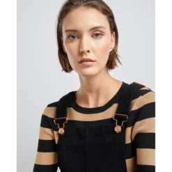 Robe Salopette Côtelé Avec Poches -Velousia Soldes Boutique 92d9eadde4e731778c4a74c75d8bc8d3