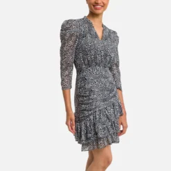 Suncoo Robe Courte En Voile Imprimé CHIREL