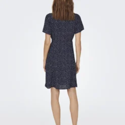 ONLY Robe à Pois évasée Et à Nouer -Velousia Soldes Boutique 9441f0b272381d8d334bc10a1fda219a