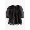 Next Robe à Manches Volumineuses En Organza