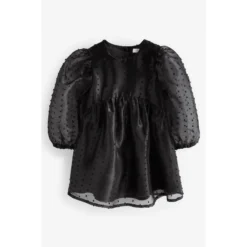 Next Robe à Manches Volumineuses En Organza