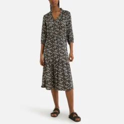 Ba&sh Robe Droite Imprimée KEZIA DRESS